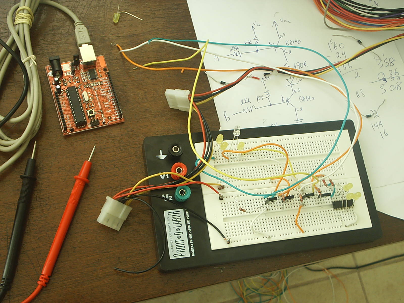 Electronics workbench project setup