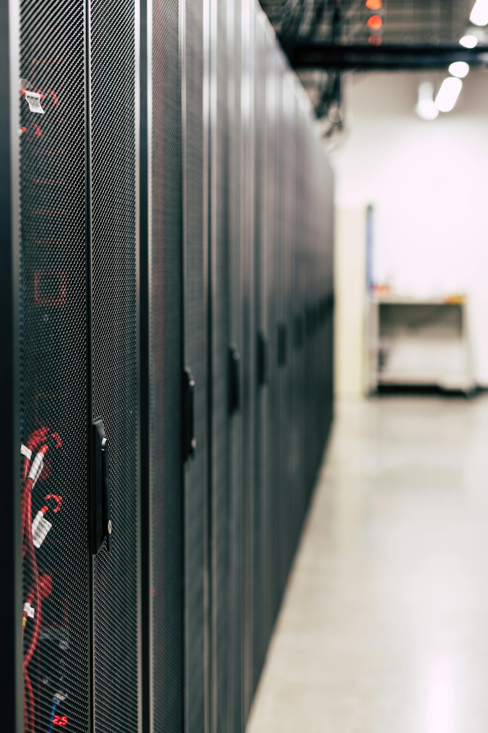 Pexels stock photo: data center racks