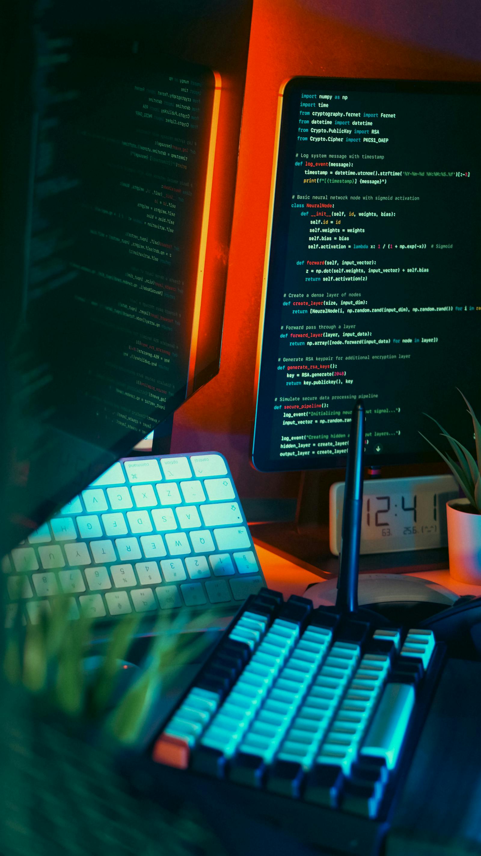 Pexels stock photo: coding workstation