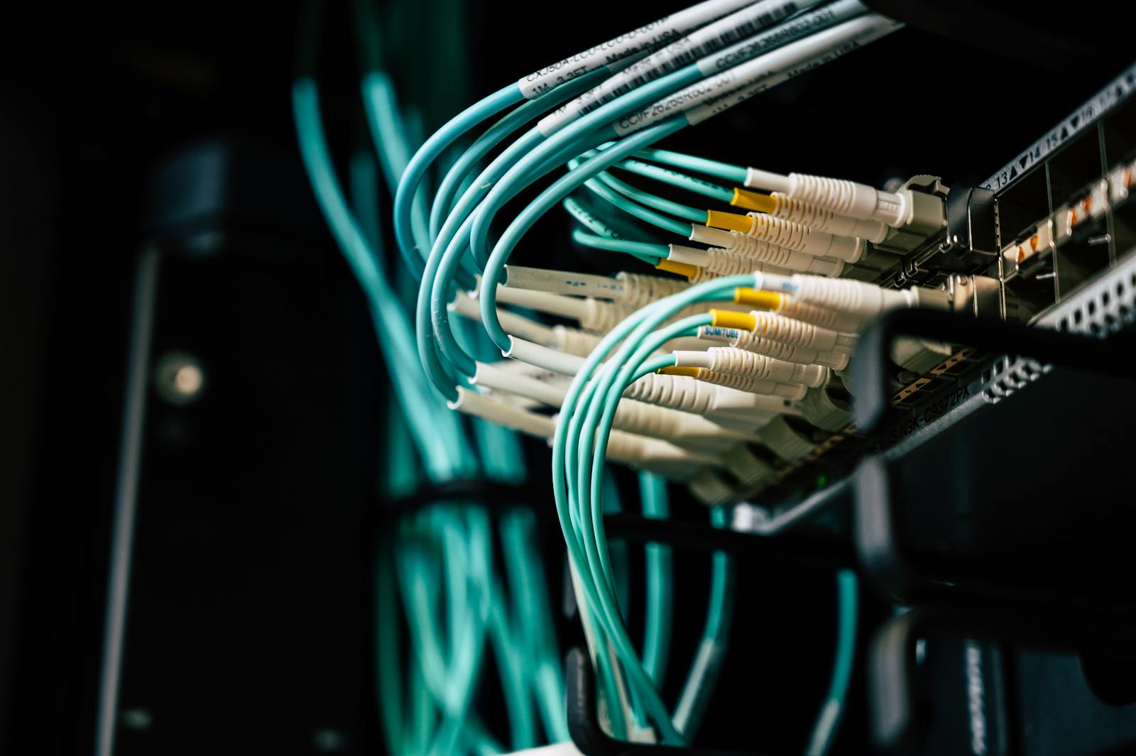 Pexels stock photo: network cabling